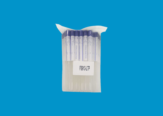 Tamponi affollati di nylon CM-FS913 con il tampone lungo del campionamento del DNA del sacchetto plastica/della metropolitana