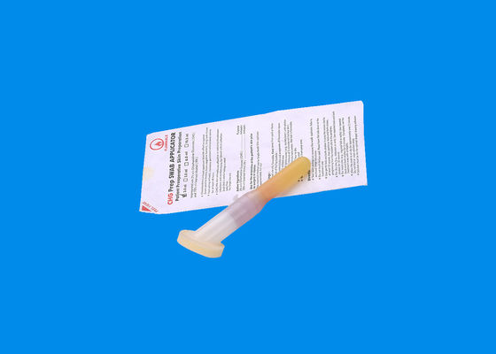Maniglia antisettica sostituta veloce del polietilene dell'applicatore del gluconato CHG della clorexidina
