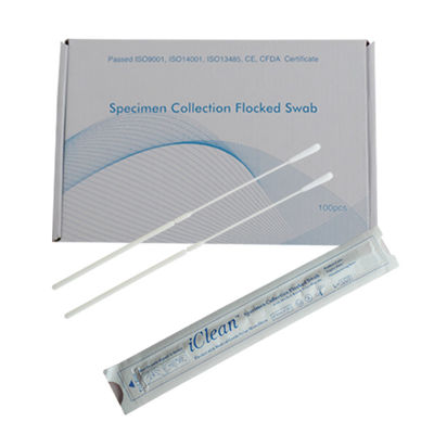 Nasale eliminabile affollato tamponi orali CM-FS913 del DNA fibra di nylon/tampona
