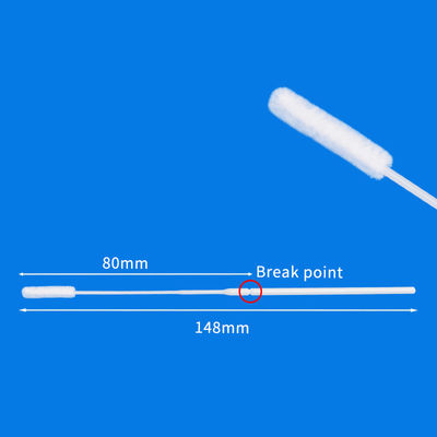 Testa di nylon affollata sterile del tampone della raccolta rinofaringea del campionamento