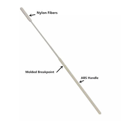 TIP del tampone 3MM della raccolta di esemplare del DNA di Kit Nasopharyngeal Flocked Swab For di prova