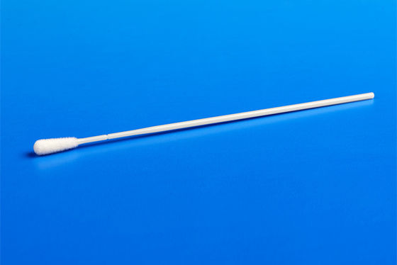 Campionatura del tampone nasale affollato sterile della gola di nylon della fibra del tampone per influenza