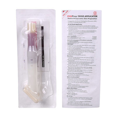 10,5 applicatore della preparazione CHG di ml/maniglia dell'ABS applicatore della clorexidina