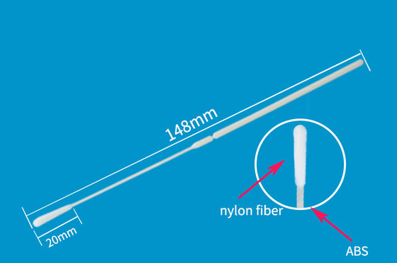 Il nylon della raccolta di esemplare del trasporto si è affollato il tampone virale nasale del trasporto dei tamponi